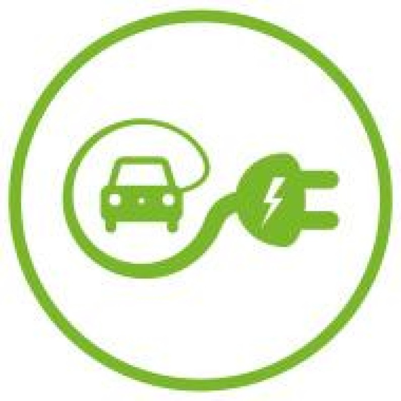 stock illustration 44580582 electric car icon v3